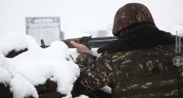 Soldier of the Armenian Army. Photo: press service of the Ministry of Defence of Armenia, http://www.mil.am