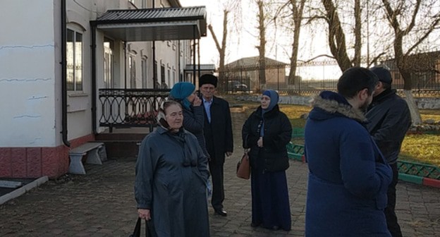 People at the Ingush Ministry of National Policy. Photo by Magomed Aliev for the "Caucasian Knot"