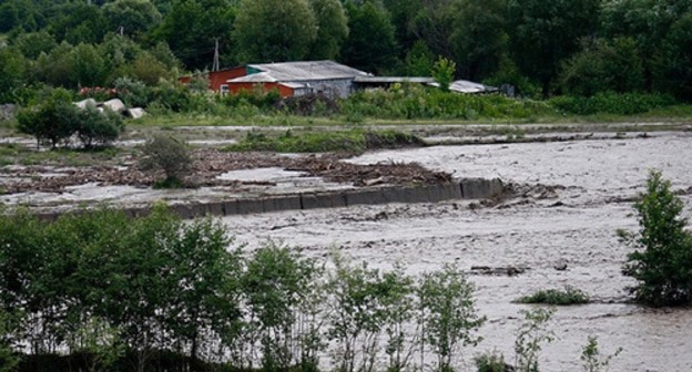 Landslide in Chechnya. Photo: Vladimir Anosov. https://www.yuga.ru/news/398587/