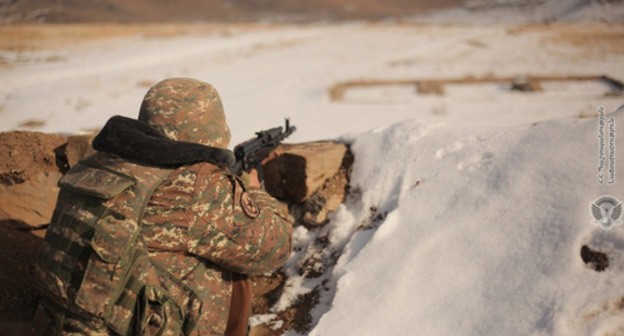 Soldier of the Armenian Army. Photo: press service of the Ministry of Defence of Armenia, http://www.mil.am