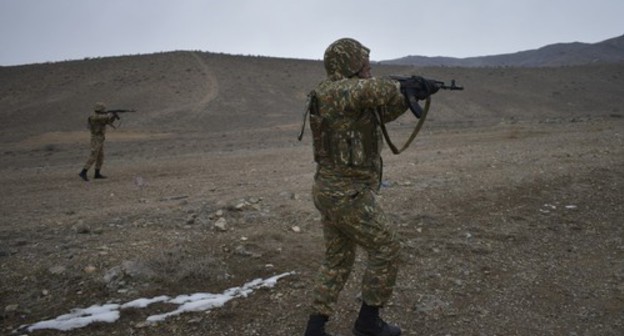 Armenian soldiers. Photo: press service of the Ministry of Defence of Armenia, http://www.mil.am