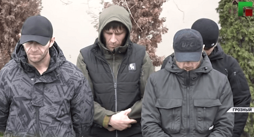 Chechen residents publicly apologize for behaviour of their relatives in Moscow. Screenshot from YouTube video posted by ChGTRK 'Grozny', https://www.youtube.com/watch?v=2O_feVqiHk4