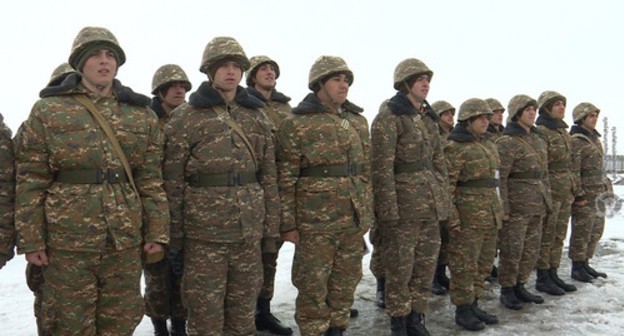 Armenian soldiers. Photo: press service of the Ministry of Defence of Armenia, http://www.mil.am