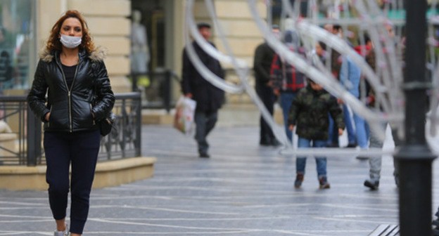 Residents of Baku in the streets. March 2020. Photo by Aziz Karimov for the "Caucasian Knot"