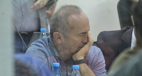Robert Kocharyan in the courtrrom. Photo by Tigran Petrosyan for the "Caucasian Knot"
