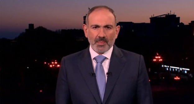 Prime Minister of Armenia Nikol Pashinyan. Screenshot: https://www.facebook.com/nikol.pashinyan/videos/249534899567190/