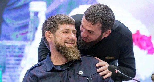 Ramzan Kadyrov and Magomed Daudov. Photo by the press service of the head of Chechnya