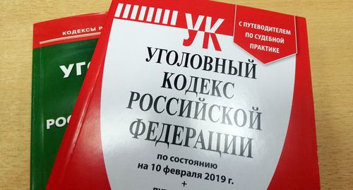 Criminal Code of the Russian Federation. Photo courtesy of Nina Tumanova