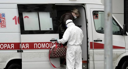 An ambulance car. Photo: REUTERS / Татьяна Макеева