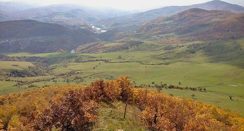 Kazbek District of Dagestan which is neighboring on Chechnya. Photo Karamudin Ataev http://odnoselchane.ru