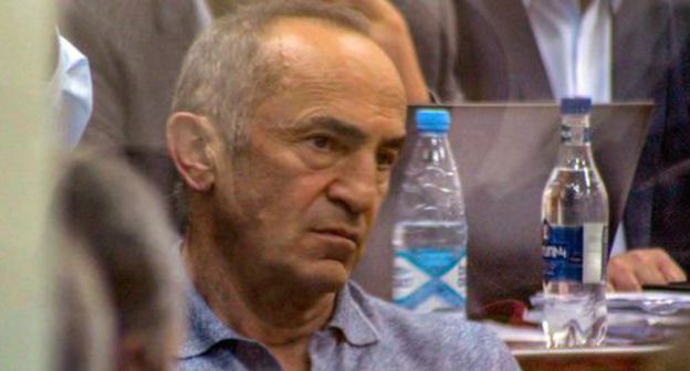 Robert Kocharyan in the courtroom. Photo by Tigran Petrosyan for the "Caucasian Knot"