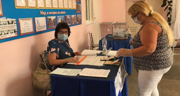 Voting in the city of Yeisk. Photo by Anna Gritsevich for the "Caucasian Knot"