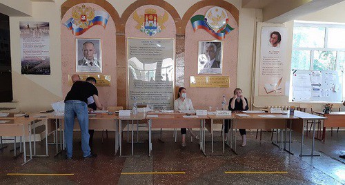 A polling station in Makhachkala. Photo by Oleg Ionov for the "Caucasian Knot"