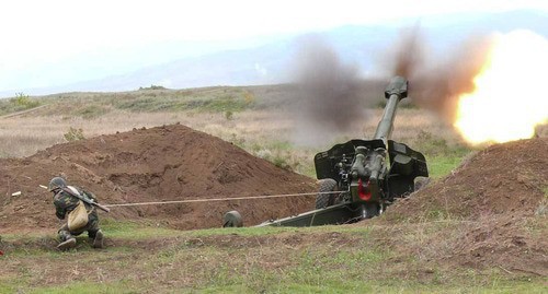 Soldiers of the Armenian Ministry of Defence. Photo by the press service of the Ministry of Defence of the Nagorno-Karabakh Republic http://www.nkrmil.am/gallery/photos/view/18