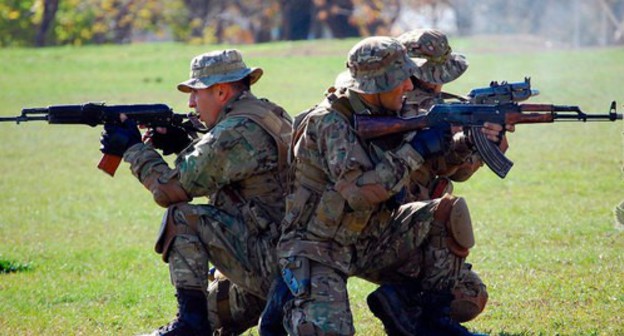 Soldiers of the Armenian Army. Photo: press service of the Ministry of Defence of Armenia