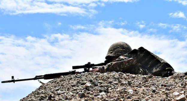 An Armenian soldier. Photo from the official website of the country's Ministry of Defence http://www.mil.am/ru/news/8148