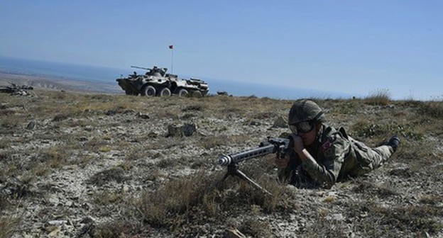 Serviceman of the Azerbaijani Army. Photo: press service of the Ministry of Defence of Azerbaijan, https://mod.gov.az/