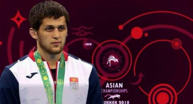 Muslim Yevloev, a winner of the Asian Wrestling Championship. Photo: Ministry of Sports for Ingushetia, http://www.ingsport.ru/