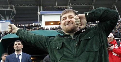 Ramzan Kadyrov dancing lezginka, Grozny, March 8, 2011. Photo: REUTERS/Sergei Karpukhin