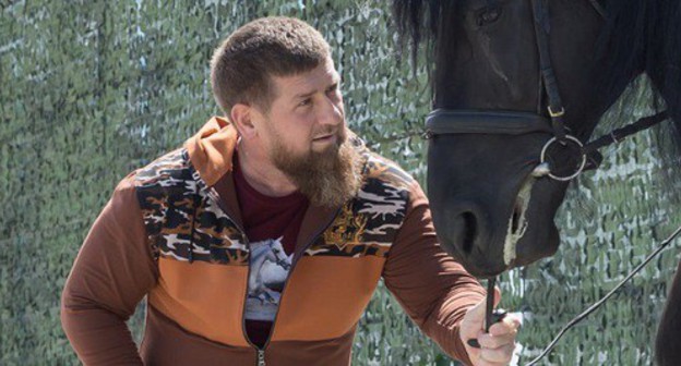 Ramzan Kadyrov. Photo from his official account on the "VKontakte" vk.com/ramzan