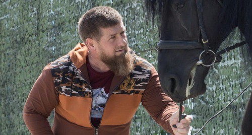 Ramzan Kadyrov. Photo from his official account on the "VKontakte" vk.com/ramzan