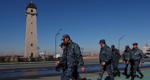 Law enforcers in Magas. Ingushetia. Photo: REUTERS/Maxim Shemetov