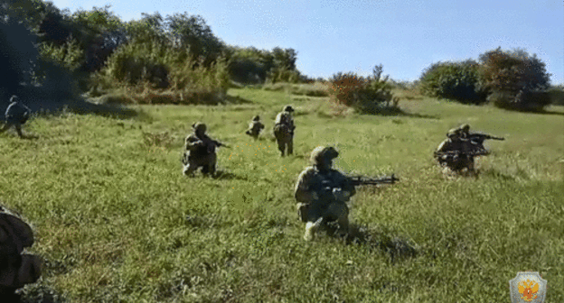 CTO in a forest near the village of Ali-Yurt. Photo: NAC press service, http://nac.gov.ru/kontrterroristicheskie-operacii/v-ingushetii-na-territorii-provedeniya-kto-0.html