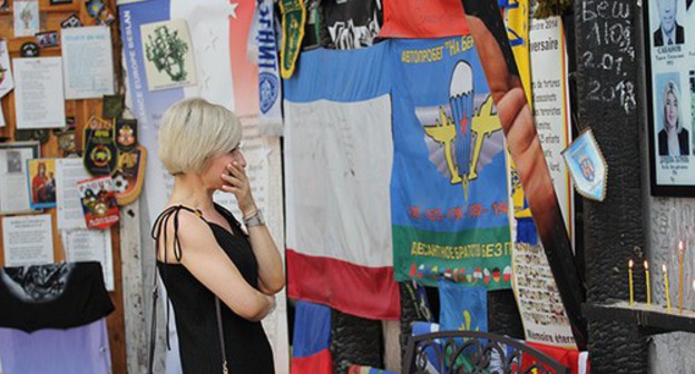 Mourning events in Beslan School No. 1. Photo by Tamara Agkatseva for the Caucasian Knot