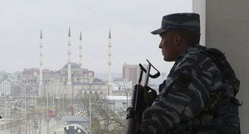 Law enforcers. Grozny. Photo: REUTERS/S.Dal