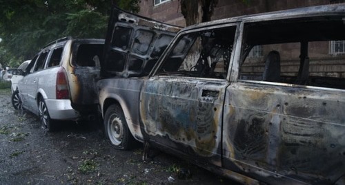 Consequences of shelling Stepanakert. Photo: Արցախի Տեղեկատվական շտաբ / NKR InfoCenter