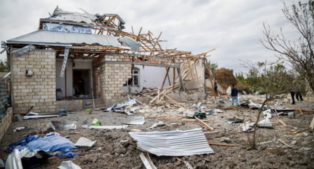 Destroyed house in the Terter District. Photo by Aziz Karimov for the Caucasian Knot