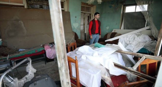 Consequences of shelling in the village of Shikharkh, Azerbaijan. Photo by Aziz Karimov for the "Caucasian Knot"