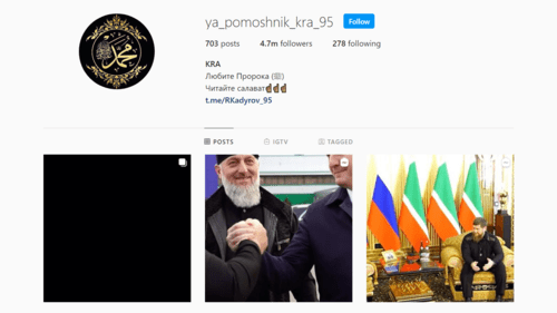 Screenshot of the page ya_pomoshnik_kra_95 on Instagram