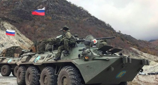 Russian peacekeepers in the Karvachar District, November 13, 2020. Photo by Alvard Grigoryan for the Caucasian Knot 