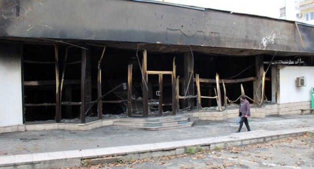 Consequences of a shelling attack on Stepanakert. November 15, 2020. Photo by Armine Martirosyan for the "Caucasian Knot"