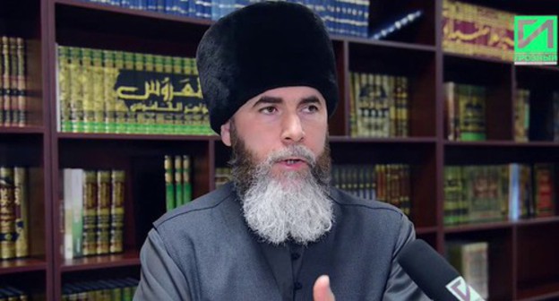 Salakh Mezhiev, the Mufti of Chechnya. Screenshot of the video by IA Grozny - Inform https://www.youtube.com/watch?v=yNxsyA6X_Js