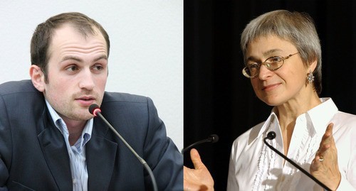 Anna Politkovskaya and Timur Kuashev. Collage by the Caucasian Knot. Photo:: REUTERS/Stringer https://ru.wikipedia.org/