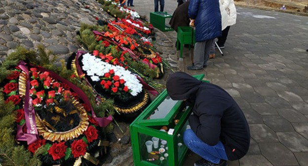 Residents of Kalmykia have commemorated those who perished during the Stalinist deportation. Elista, December 29, 2020. Photo by Badma Byurchiev for the "Caucasian Knot"