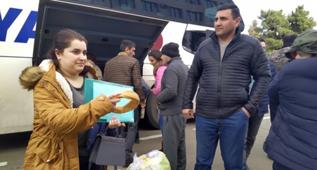 Residents of Nagorno-Karabakh return from Yerevan to Stepanakert, January 2021. Photo by Alvard Grigoryan for the Caucasian Knot