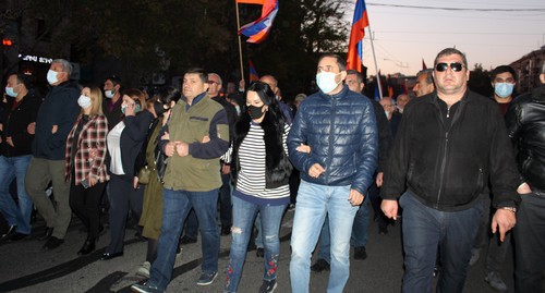 Rally of protesters demanding resignation of the Armenian Prime Minister Nikol Pashinyan, November 2020. Photo by Tigran Petrosyan for the Caucasian Knot