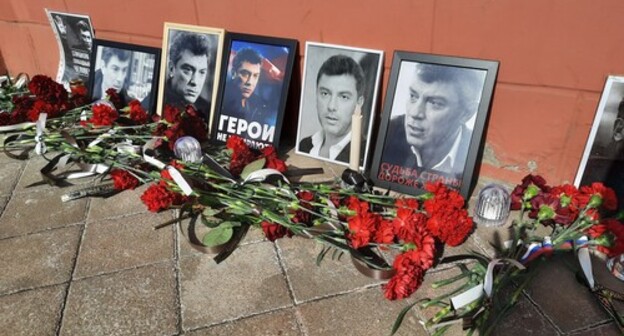 The spontaneous memorial of Boris Nemtsov in Krasnodar. February 27, 2021. Photo by Anna Gritsevich for the "Caucasian Knot"