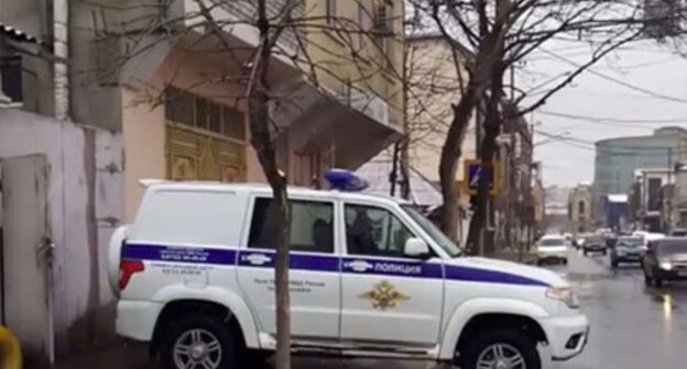 A special operation in Makhachkala. Screenshot of the video https://www.youtube.com/watch?v=9pa5CQf58wg&amp;feature=emb_logo