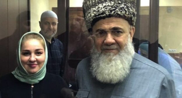 Zarifa Sautieva and Akhmed Barakhoev in the courtroom. Photo by Bagaudin Myakiev