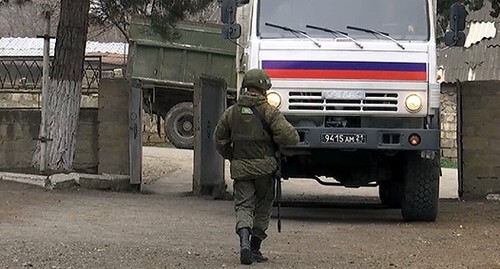 Positions of the peacemaking mission in Nagorno-Karabakh. Photo: press service of the Ministry of Defence of Russia