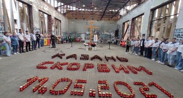 Action in Beslan in memory of those killed in Kazan, May 12, 2021. Photo by Emma Marzoeva for the Caucasian Knot