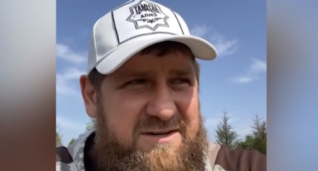 Ramzan Kadyrov. Screenshot of the video https://www.youtube.com/watch?v=XISmYr9PhQU