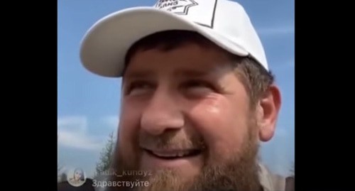 Ramzan Kadyrov. Screenshot of the video by "Present Time. Reports" https://www.youtube.com/watch?v=TXOefA5bcak