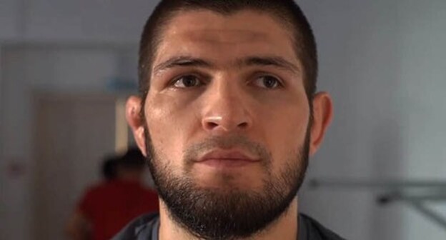 Khabib Nurmagomedov. Screenshot of the video posted on Khabib Nurmagomedov's YouTube channel youtube.com/channel/UCVG90hWNJli0TE9zyxFBiQA