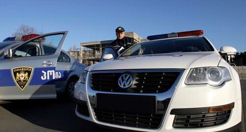 Georgian policemen. Photo: REUTERS/David Mdzinarishvili