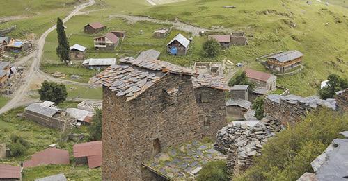 High-mountainous Tusheti region Photo: CC BY-CA 2.0 / Flikr / Andrzej Wojtowicz / Tusheti Omalo